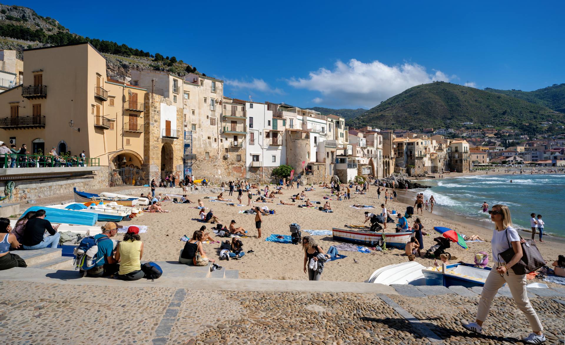 Stadtstrand Spiaggia del Porto Vecchio